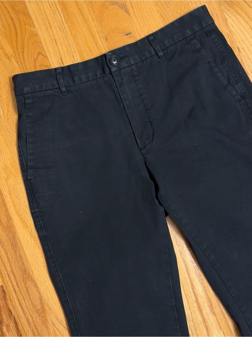 EVERLANE Mens Size 31 The Slim Fit Performance Chino Uniform Stretch Black Pants